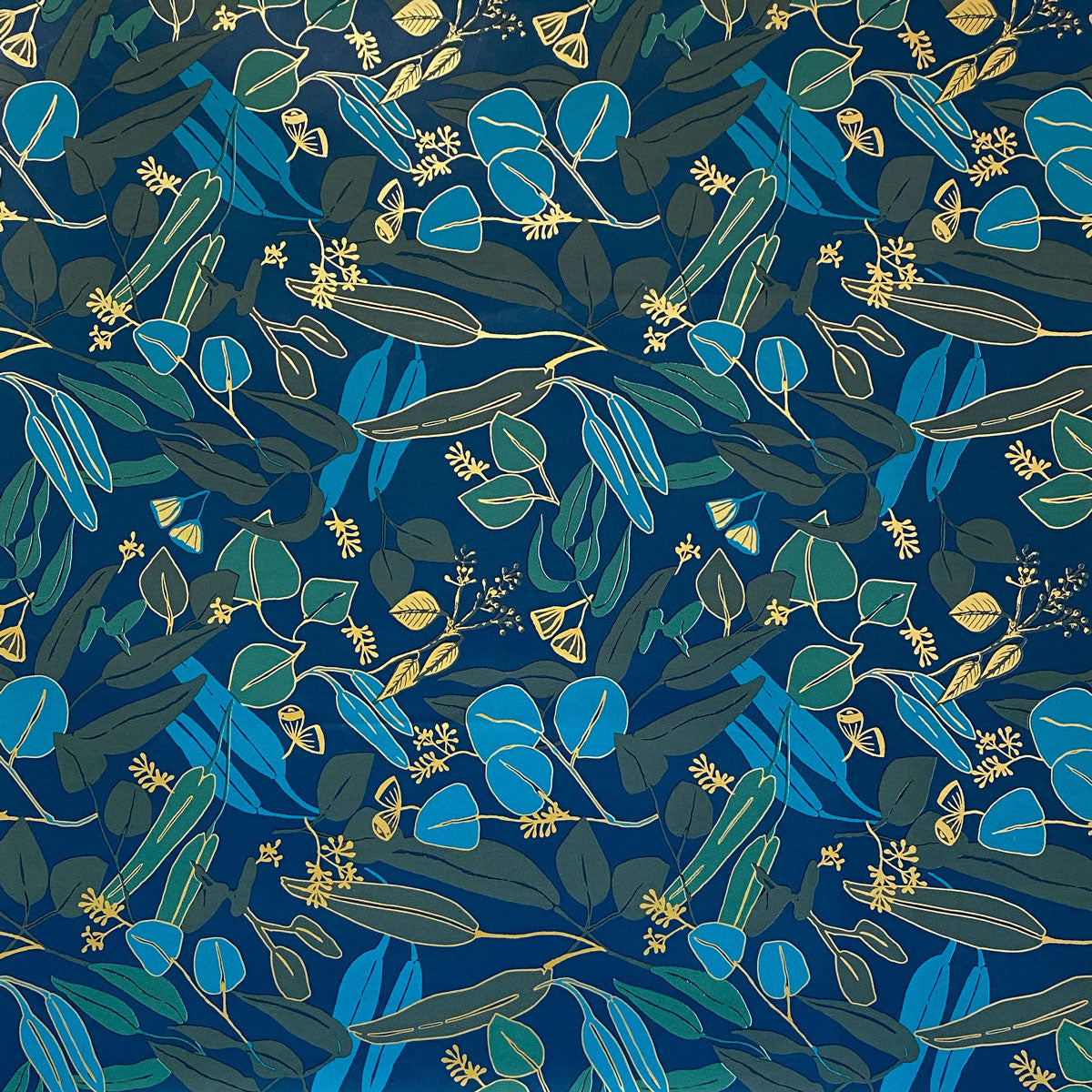 Eucalif Wallpaper in Teal by Justina Blakeney® - Surestrip