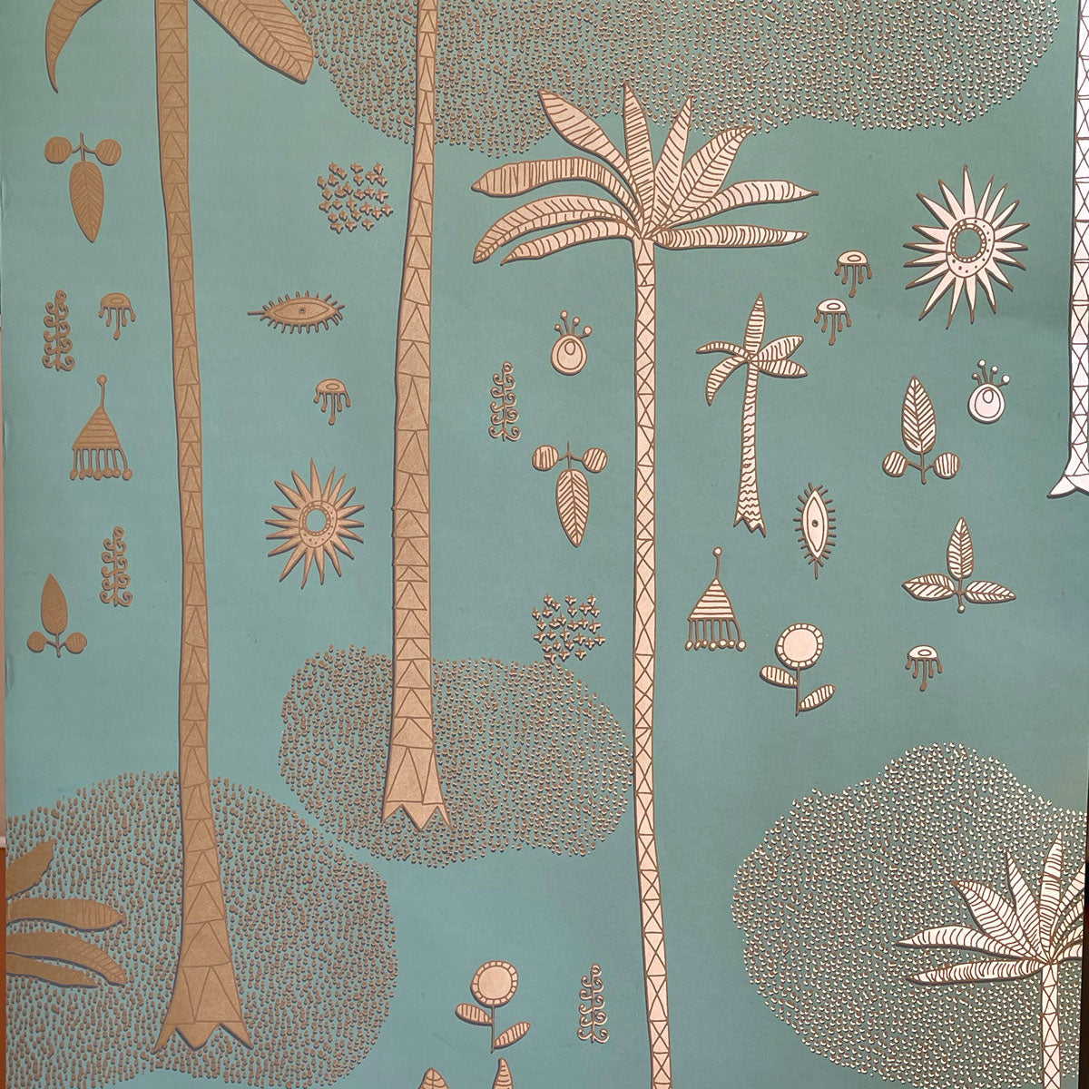 Cosmic Desert Wallpaper in Green by Justina Blakeney® - Sure Strip