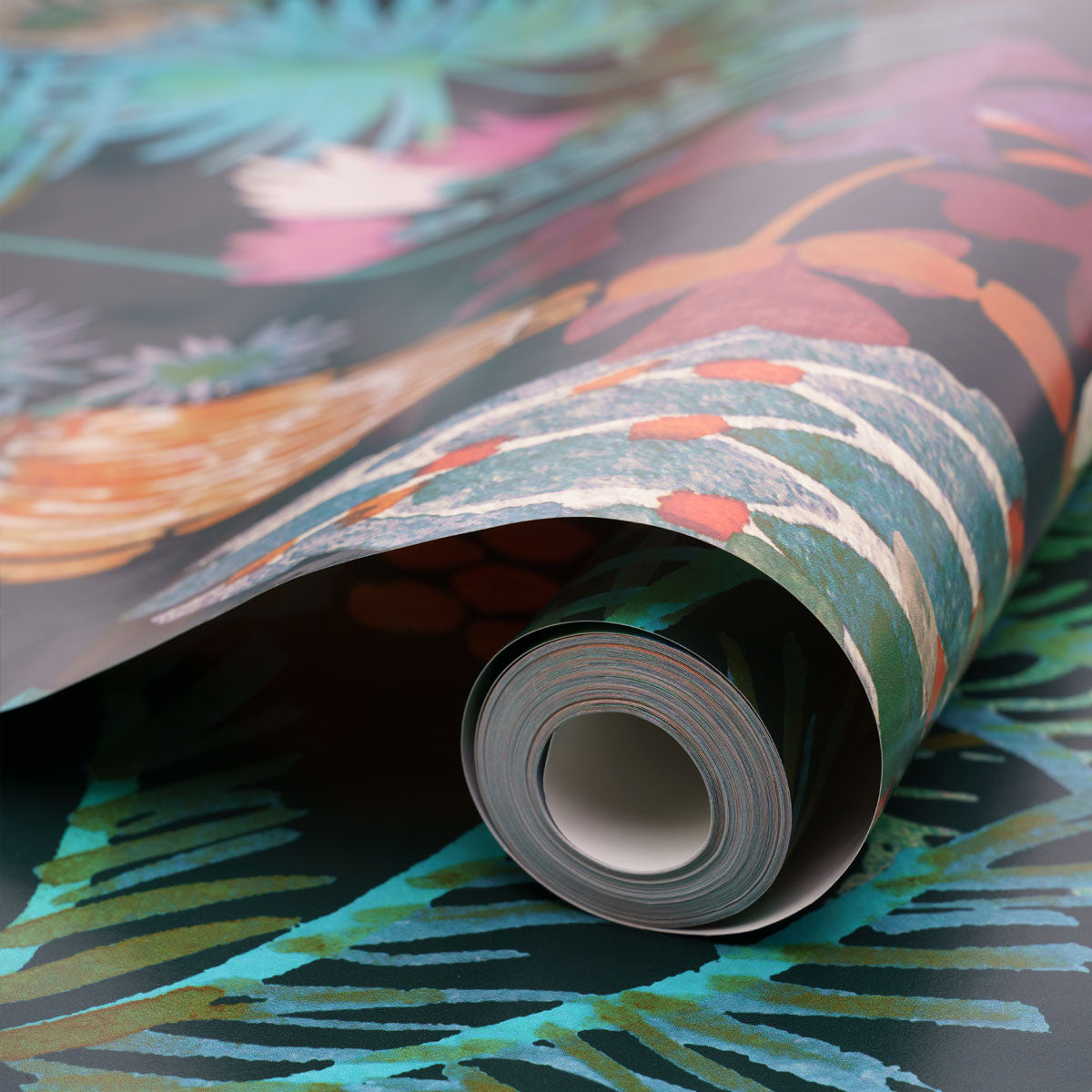 Phoenix Wallpaper in Jungle by Justina Blakeney® - Sure Strip